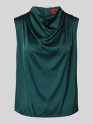 Regular Fit Blusenshirt mit Wasserfallkragen Modell 'CASMINI' von HUGO - 9