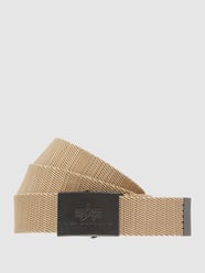 Gürtel mit Koppelschließe von Alpha Industries Grün - 38