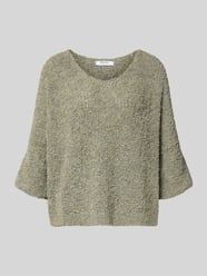 Relaxed Fit Strickpullover mit V-Ausschnitt Modell 'Em44maa' von ZABAIONE - 37