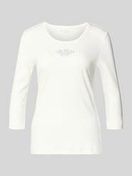 Bluzka z długim rękawem zdobiona kamieniami od Christian Berg Woman - 47