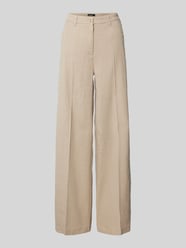 Wide Leg Leinenhose mit Eingrifftaschen Modell 'ADRIENNE' von Cambio - 10