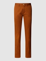 Spodnie z detalami z logo od Ben Sherman Czerwony - 45