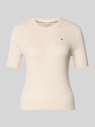 T-shirt krój slim fit z czystej bawełny od Tommy Hilfiger - 10