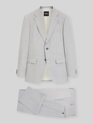 Garnitur o kroju slim fit z czystej żywej wełny model 'H-HUGE-2PCS-263' od BOSS - 13