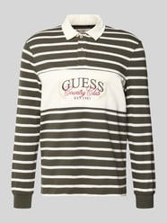 Regular Fit Sweatshirt mit Polokragen Modell 'JACQUARD' von GUESS - 43