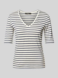 T-shirt z dekoltem w serek model ‘OPZIONE’ od Weekend Max Mara - 34