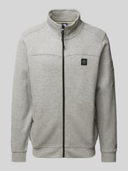 Sweatjacke mit Strukturmuster von Lerros Grau - 30