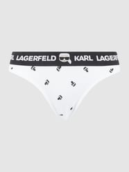 String met logomotief  van Karl Lagerfeld Wit - 36