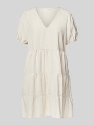 Minikleid mit Volantsaum Modell 'PRISILLA' von Vila Beige - 1