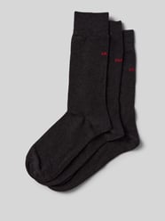 Socken mit Label-Detail im 3er-Pack Modell 'UNI COLORS' von HUGO - 45