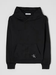 Hoodie mit Logo-Aufnäher  von Calvin Klein Jeans Grau / Schwarz - 7