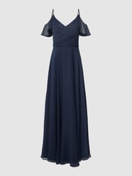 Abendkleid mit Spaghettiträger von V.M. Grau - 34