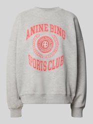 Bluza o kroju oversized z domieszką bawełny od Anine Bing - 25
