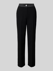 Regular fit stoffen broek met persplooien van ARMANI EXCHANGE - 16