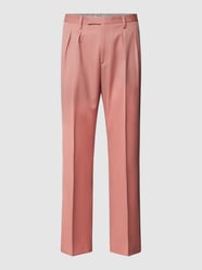 Hose mit Bundfalten von Baldessarini Pink - 47