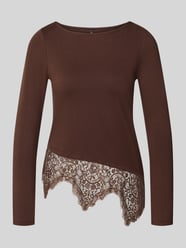 Slim fit shirt met lange mouwen van viscosemix model 'LAILA' van ONLY - 3