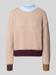 Relaxed Fit Pullover mit Turtleneck Modell 'OLINA' von ONLY Beige - 34