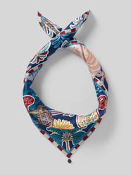 Chusta z jedwabiu z detal z logo model 'PALM' od Codello - 30