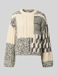 Gebreide pullover met extra brede schouders van Jake*s Casual - 31