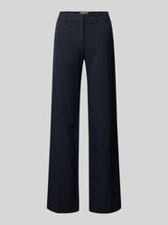 Stoffhose mit weitem Bein und Bügelfalten von Christian Berg Woman Selection - 46