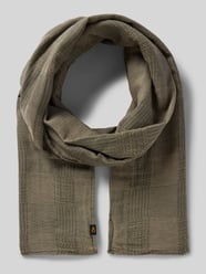 Schal aus reiner Baumwolle mit Label-Detail von camel active - 40