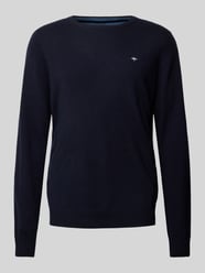 Sweter z dzianiny z wyhaftowanym logo od Fynch-Hatton - 39