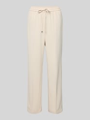 Straight Leg Stoffhose mit Tunnelzug Modell 'Cevil detail' von Someday Beige - 24