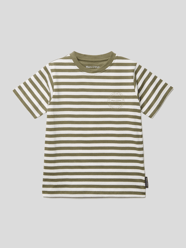 T-shirt met streepmotief van Marc O'Polo Wit - 17