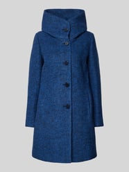 Mantel mit Stehkragen Modell 'Stella' von Milo Coats Blau - 18