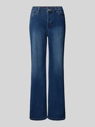 Wide Leg Jeans im 5-Pocket-Design von Buena Vista Blau - 12