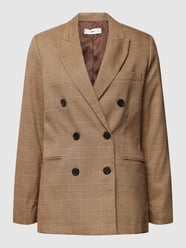 Blazer mit Karomuster Modell 'Berta' von Mango Beige - 32