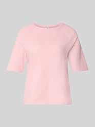 Regular Fit T-Shirt mit Rundhals Modell 'BREE' von PIECES Pink - 22