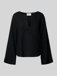 Blusenshirt mit V-Ausschnitt Modell 'Dias' von My Essential Wardrobe - 22