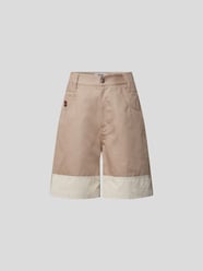 Bermudas mit Kontraststreifen von MSGM Beige - 33