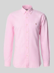 regular fit vrijetijdsoverhemd van puur katoen van Polo Ralph Lauren Fuchsia - 12