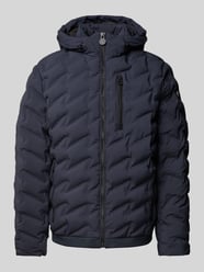 Steppjacke mit Stehkragen von Lerros Blau - 31