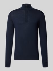 Regular Fit Strickpullover mit Troyer-Kragen von Profuomo - 21
