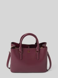 Handtasche aus Rindsleder mit Label-Details Modell 'MARCY' von Lauren Ralph Lauren Rot - 34