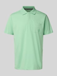 Koszulka polo o kroju regular fit z kieszenią na piersi od LERROS - 14