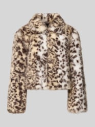 Jack van imitatiebont, model 'TANIA' van JJXX Beige - 1