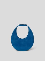Saddle Bag mit Schlangenmuster von Staud Türkis - 22