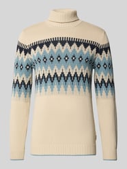 Gebreide pullover met ribboorden, model 'BENJI' van Blend - 3
