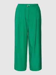 Spodnie materiałowe o luźnym kroju z czystego lyocellu od Marc O'Polo Denim Zielony - 24