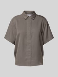 Regular fit blouse van lyocell met blinde knoopsluiting van Samsøe Samsøe - 45