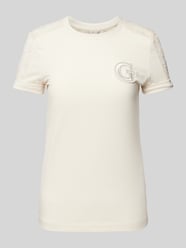 T-shirt met labelmotief van Guess - 6