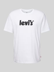Relaxed Fit T-Shirt mit Label-Print von Levi's® Weiß - 10