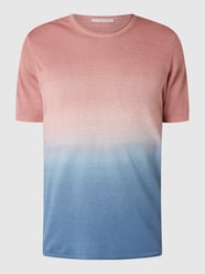 Pullover aus Leinen-Baumwoll-Mix von DANIELE ALESSANDRINI Blau - 34