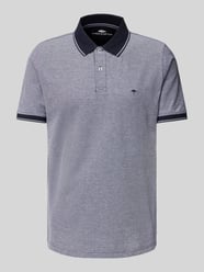 Regular Fit Poloshirt mit Logo-Stitching von Fynch-Hatton - 46