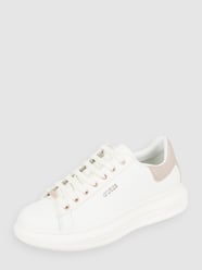 Sneaker aus Leder Modell 'Vibo' von Guess Weiß - 42