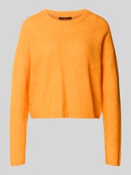 Strickpullover mit Rundhalsausschnitt Modell 'NILA' von Oui Orange - 12